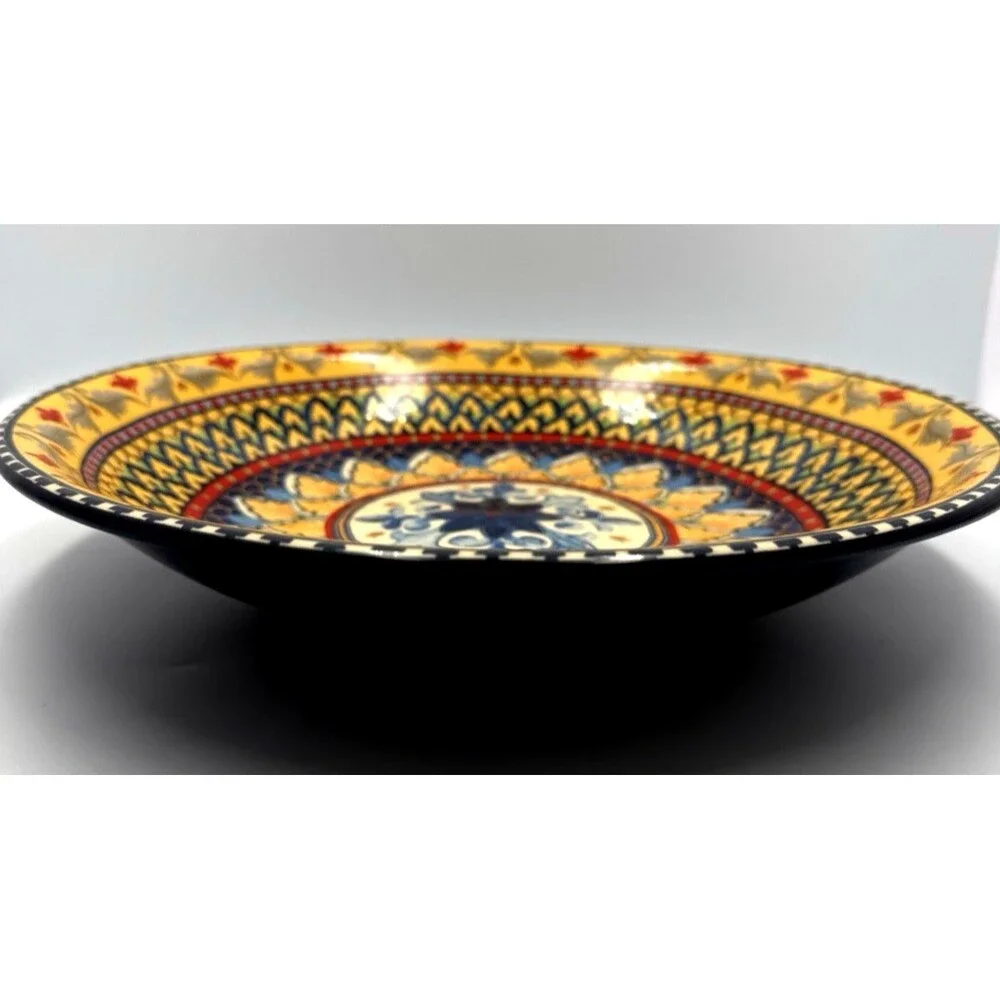 Williams Sonoma Sicily/Mediterranean Ceramic Pasta/Serving Bowl 12